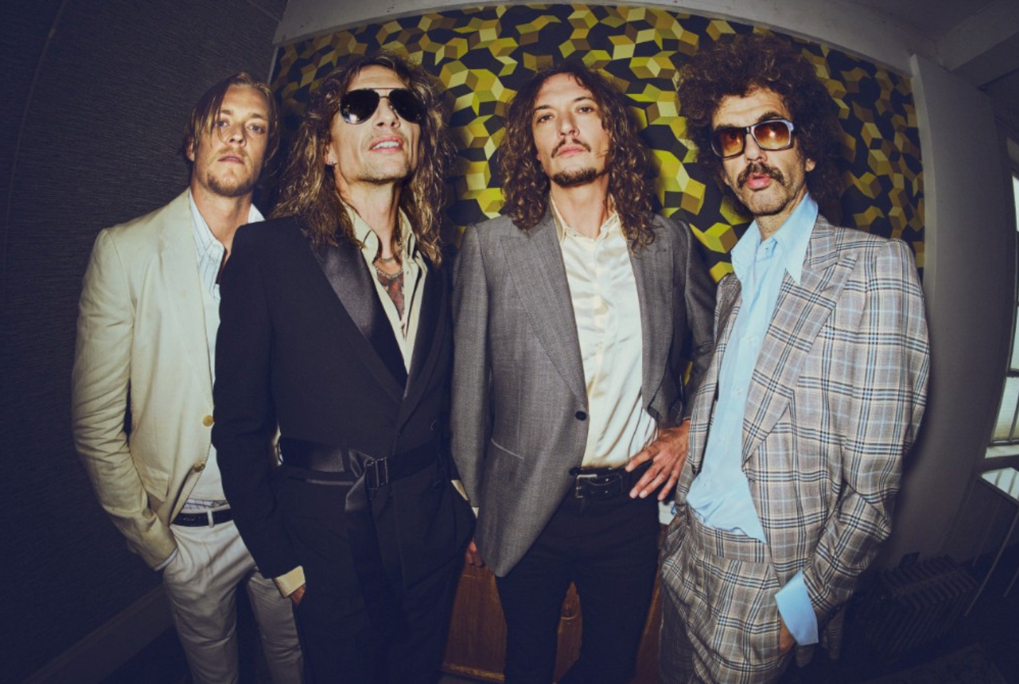 Members of the band 'The Darkness'